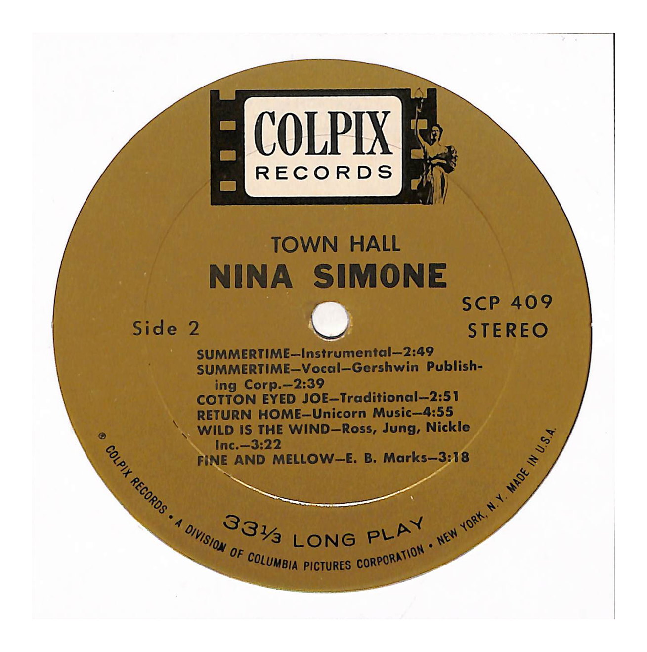Nina Simone At Town Hall
