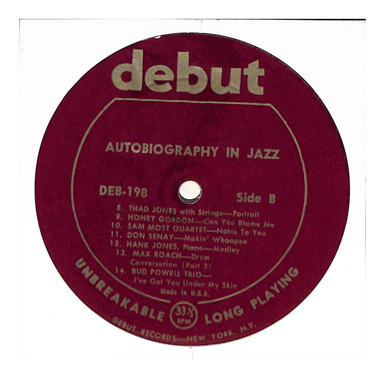 Autobiography In Jazz
