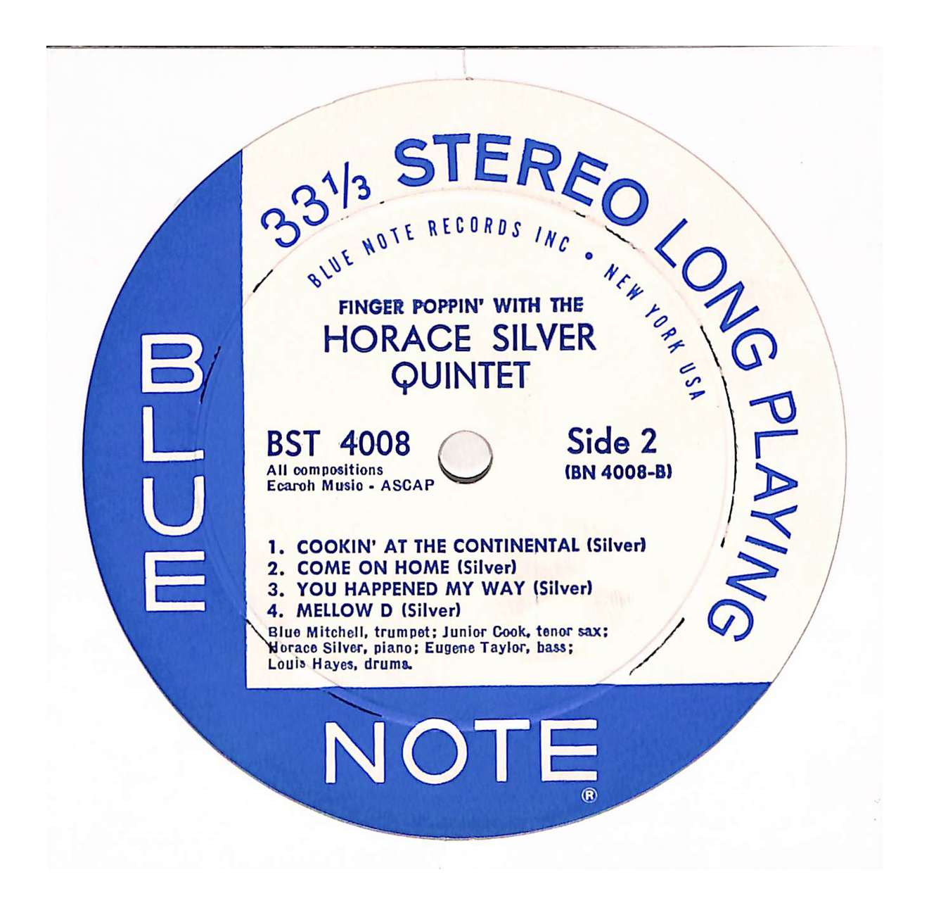 Finger Poppin' With The Horace Silver Quintet