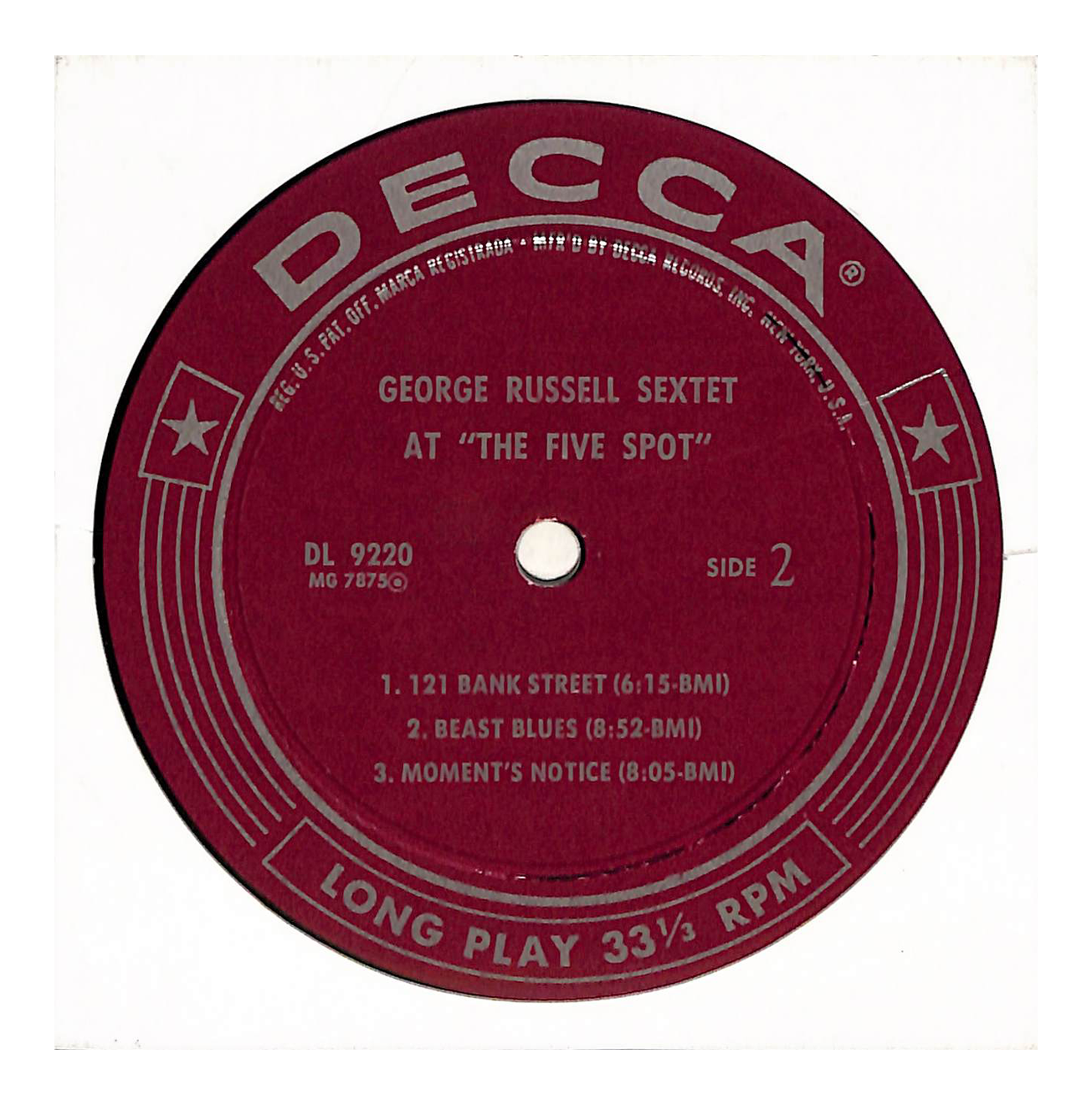 George Russell Sextet At The Five Spot