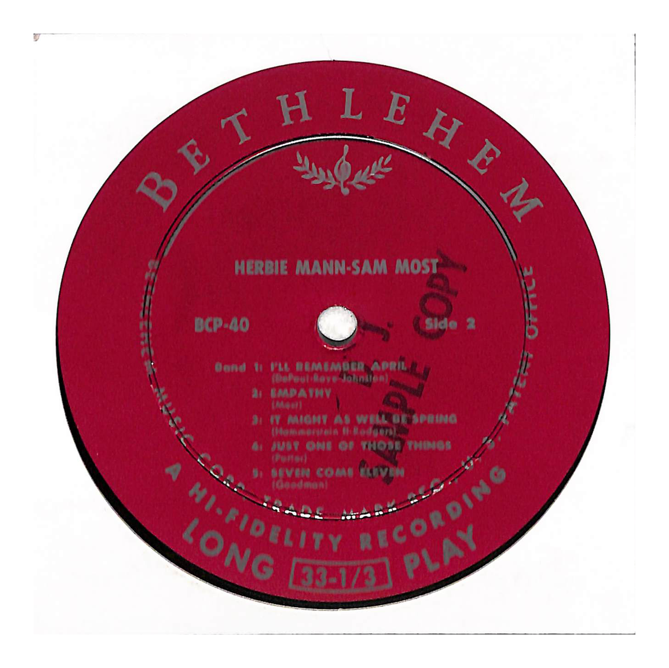 The Herbie Mann-Sam Most Quintet