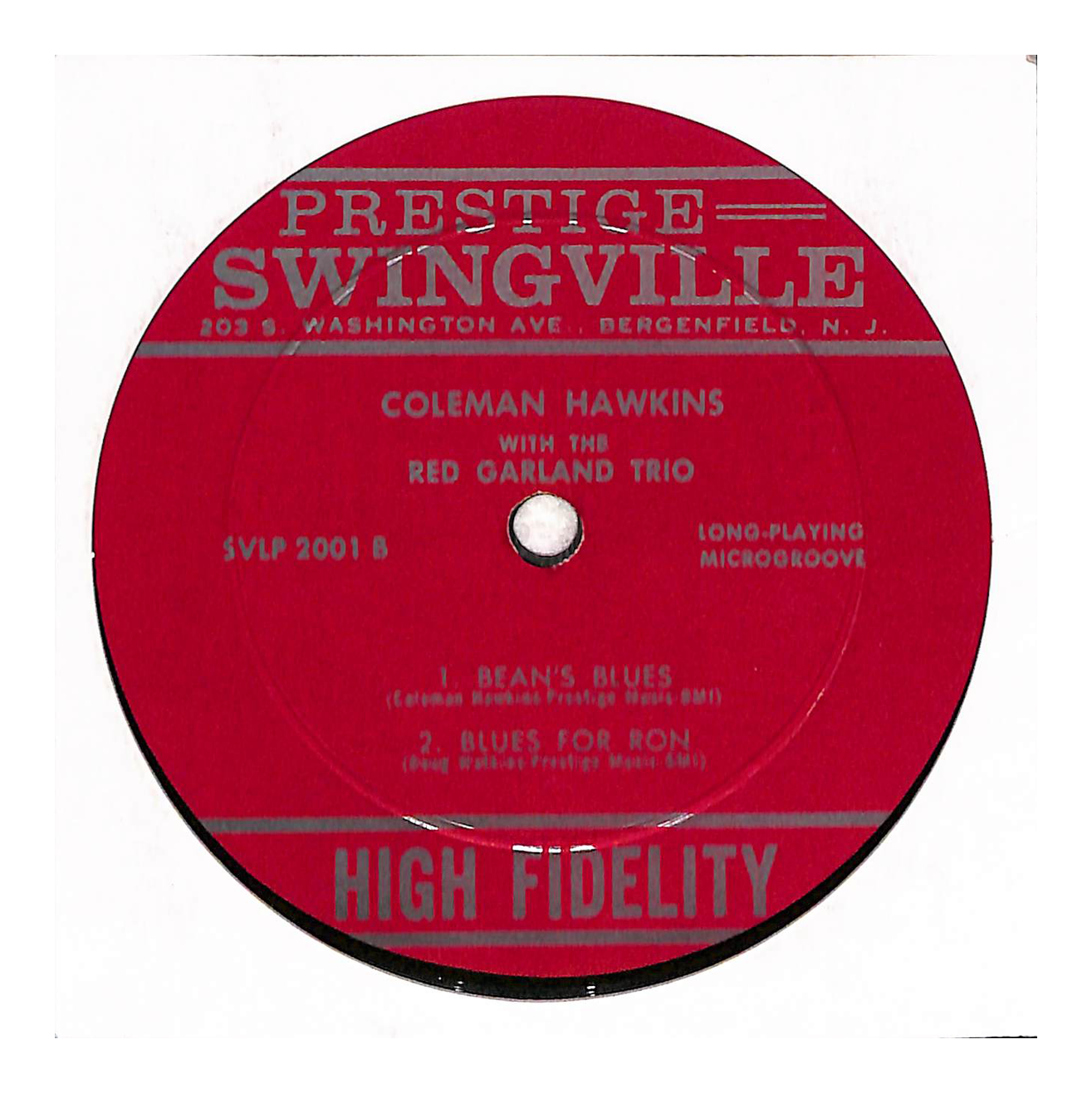 Coleman Hawkins With The Red Garland Trio
