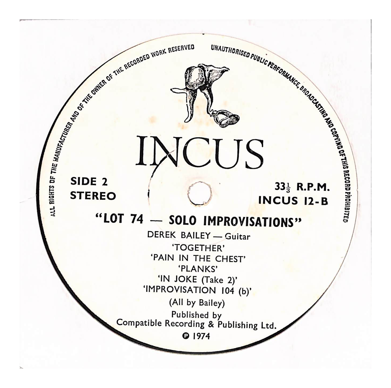 Lot 74 - Solo Improvisations