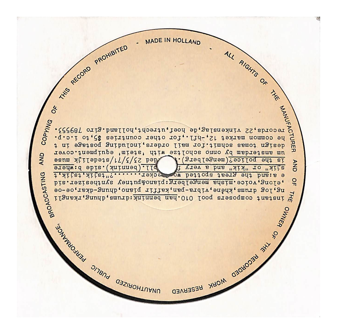 Instant Composers Pool 010