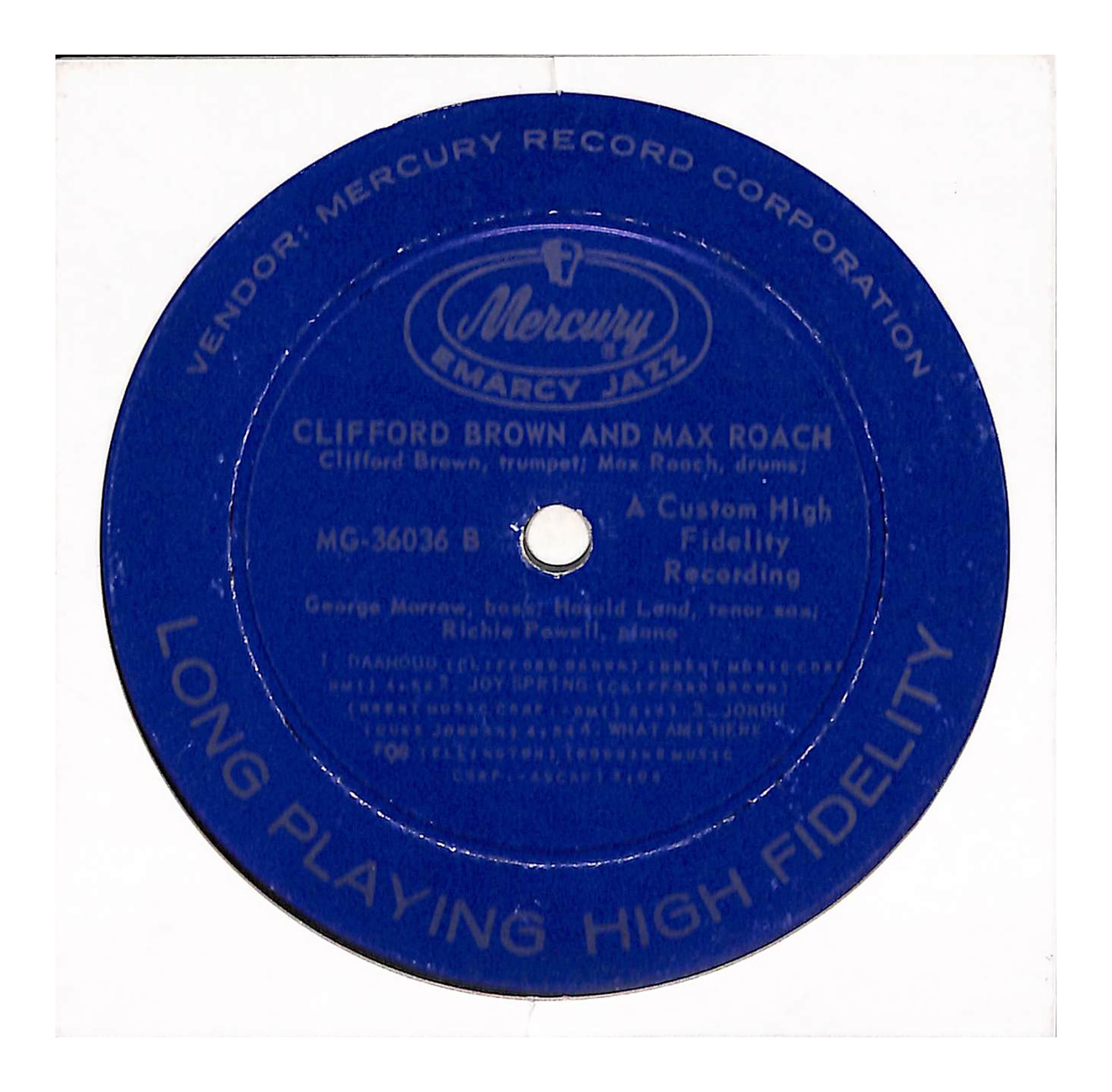 Clifford Brown And Max Roach