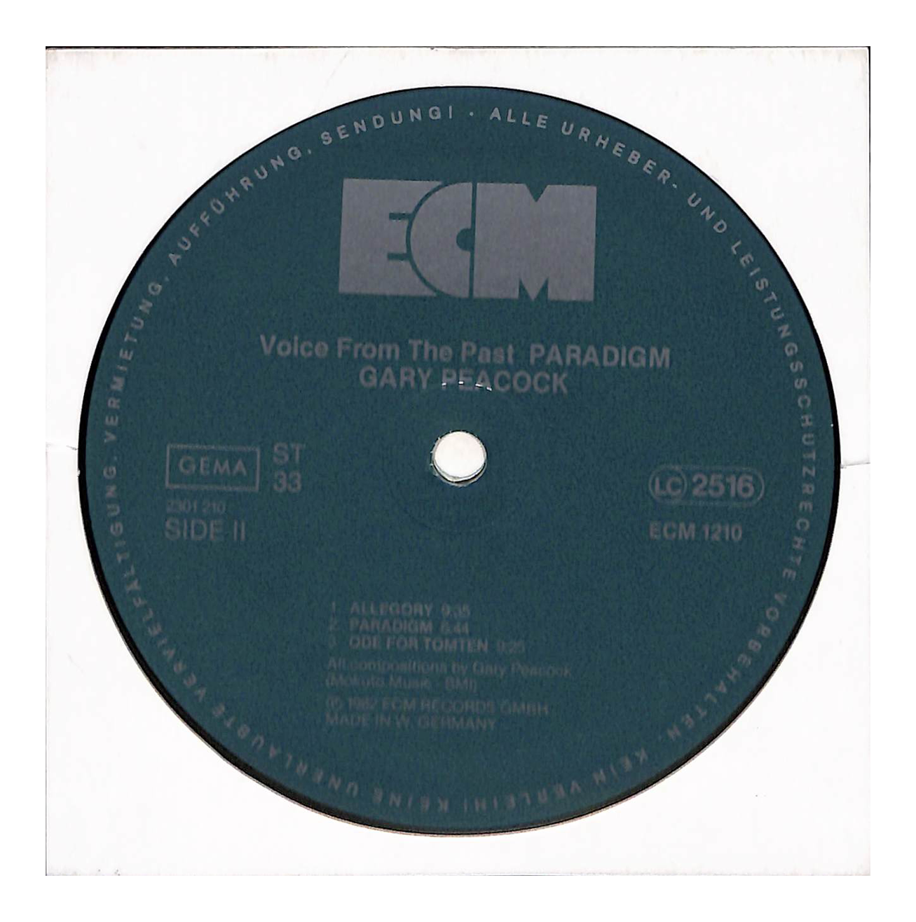 Voice From The Past - PARADIGM