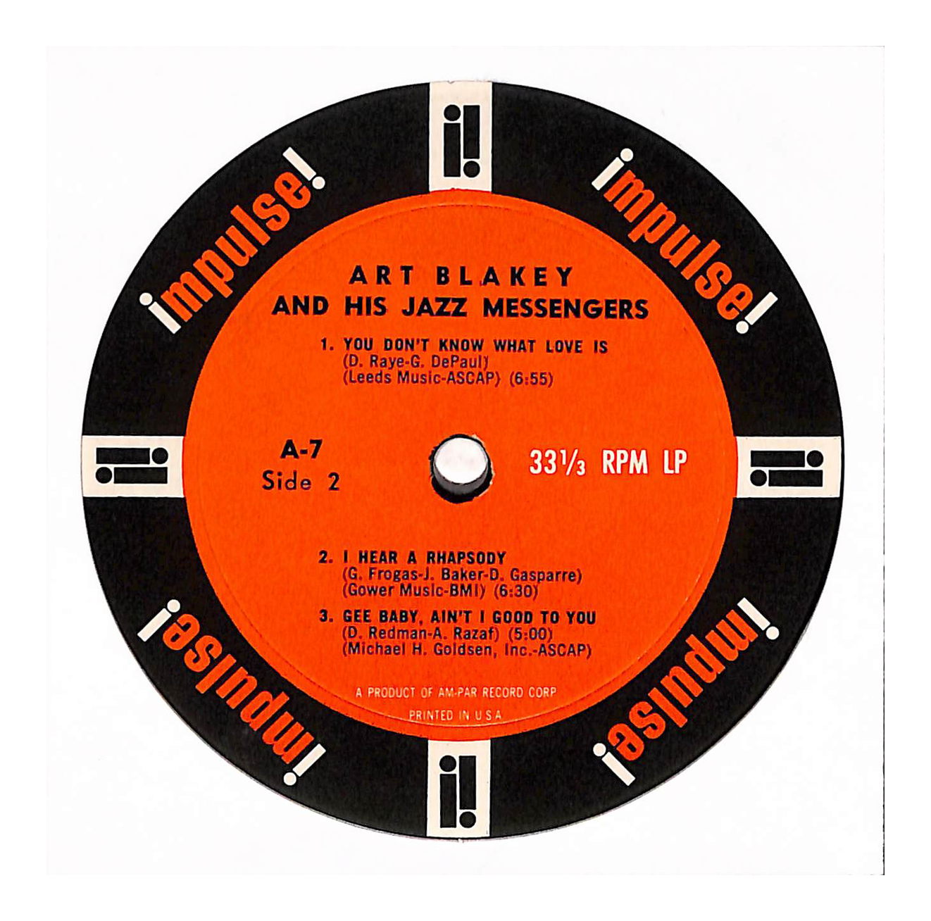 Art Blakey! Jazz Messengers!