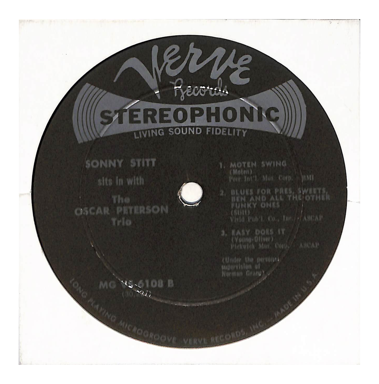Sonny Stitt Sits In With The Oscar Peterson Trio