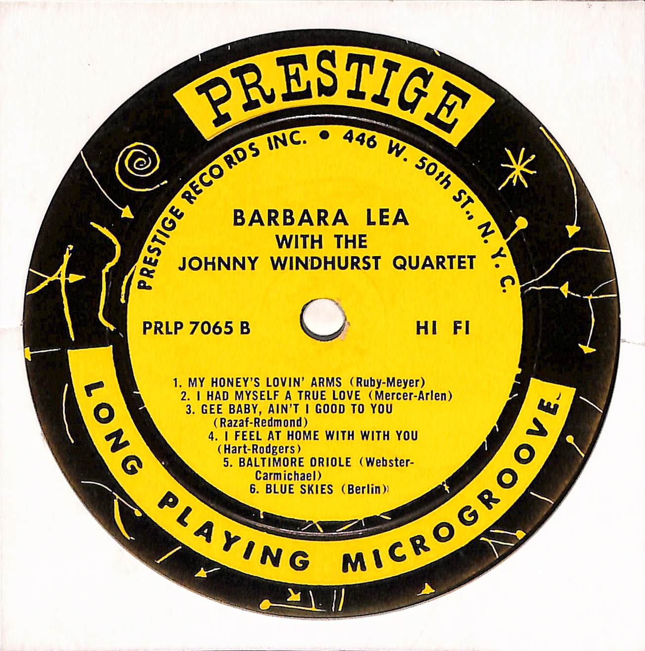 Barbara Lea With The Johnny Windhurst Quintets