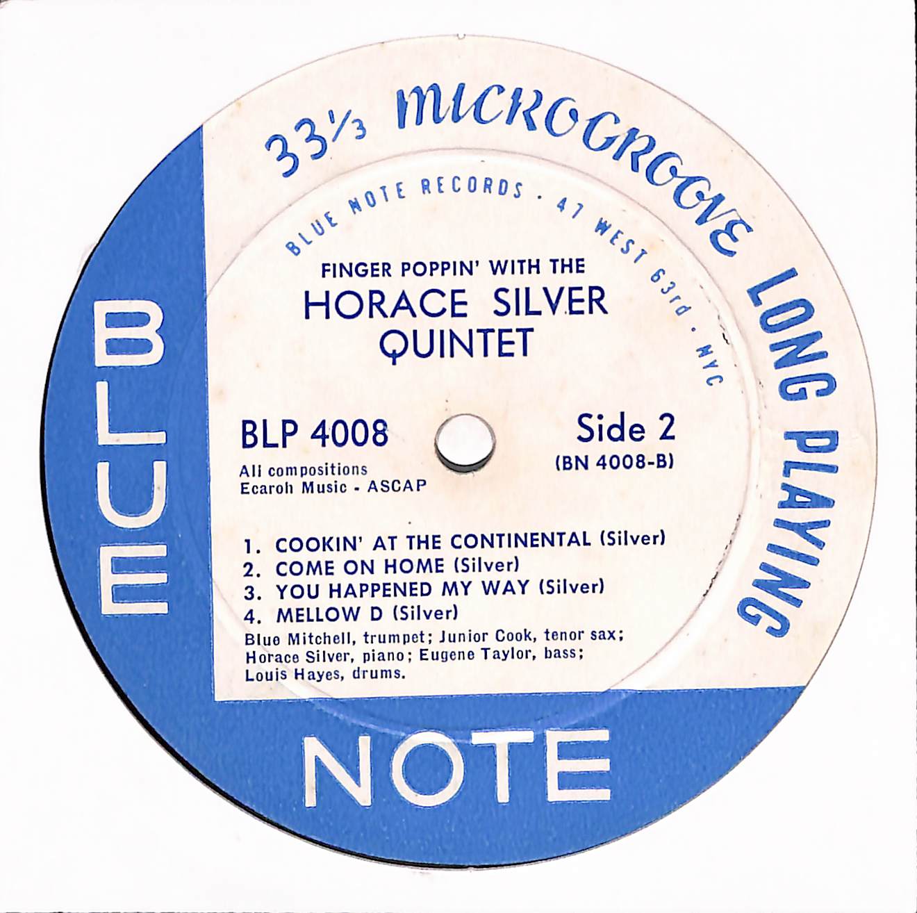 Finger Poppin' With The Horace Silver Quintet