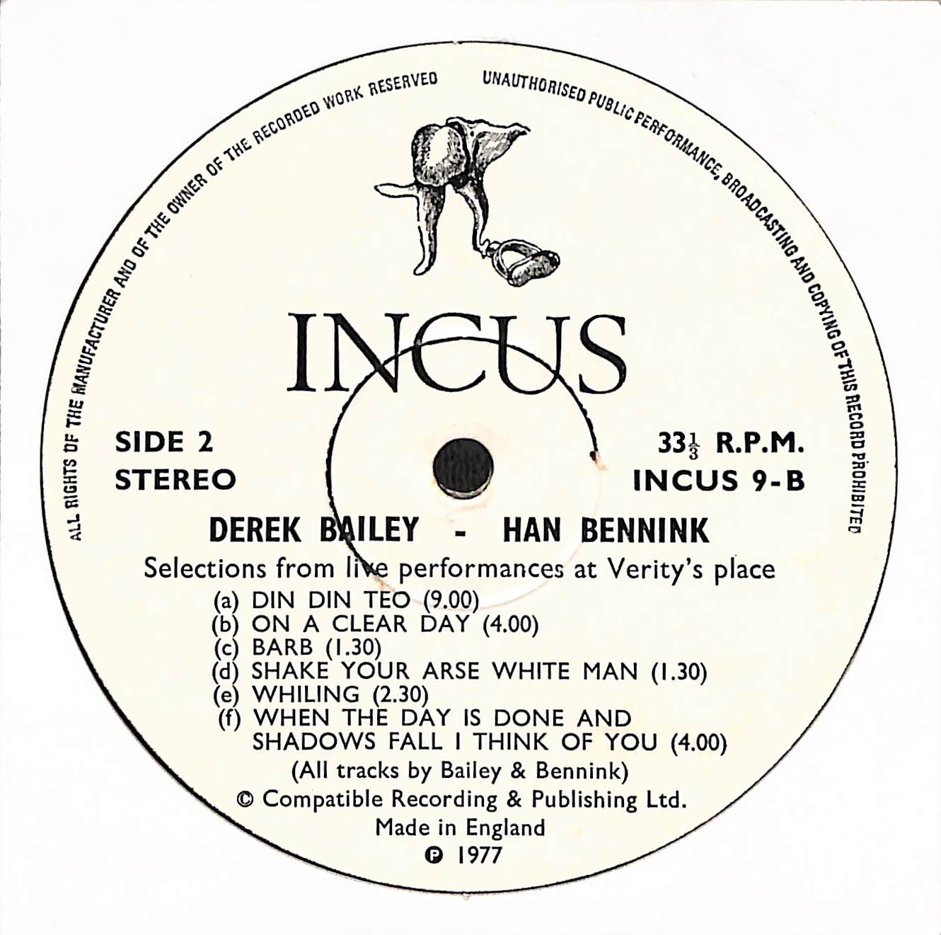 Derek Bailey & Han Bennink