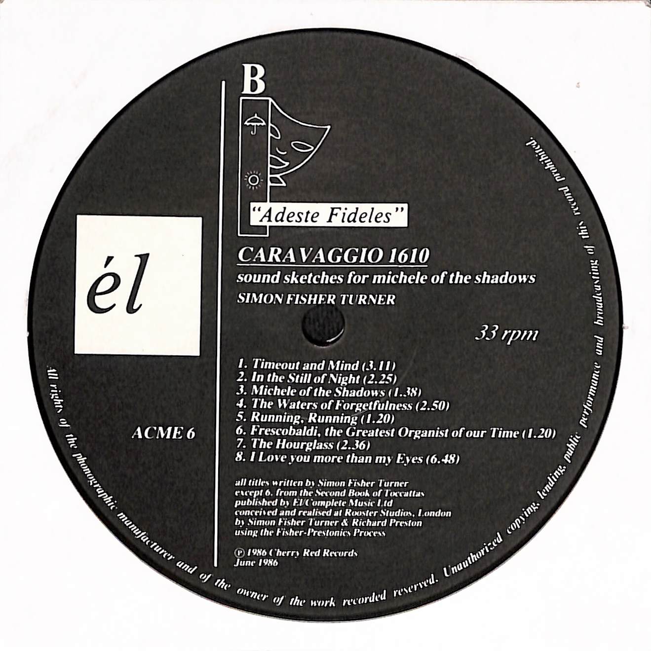 Caravaggio 1610 (Sound Sketches For Michele Of The Shadows)