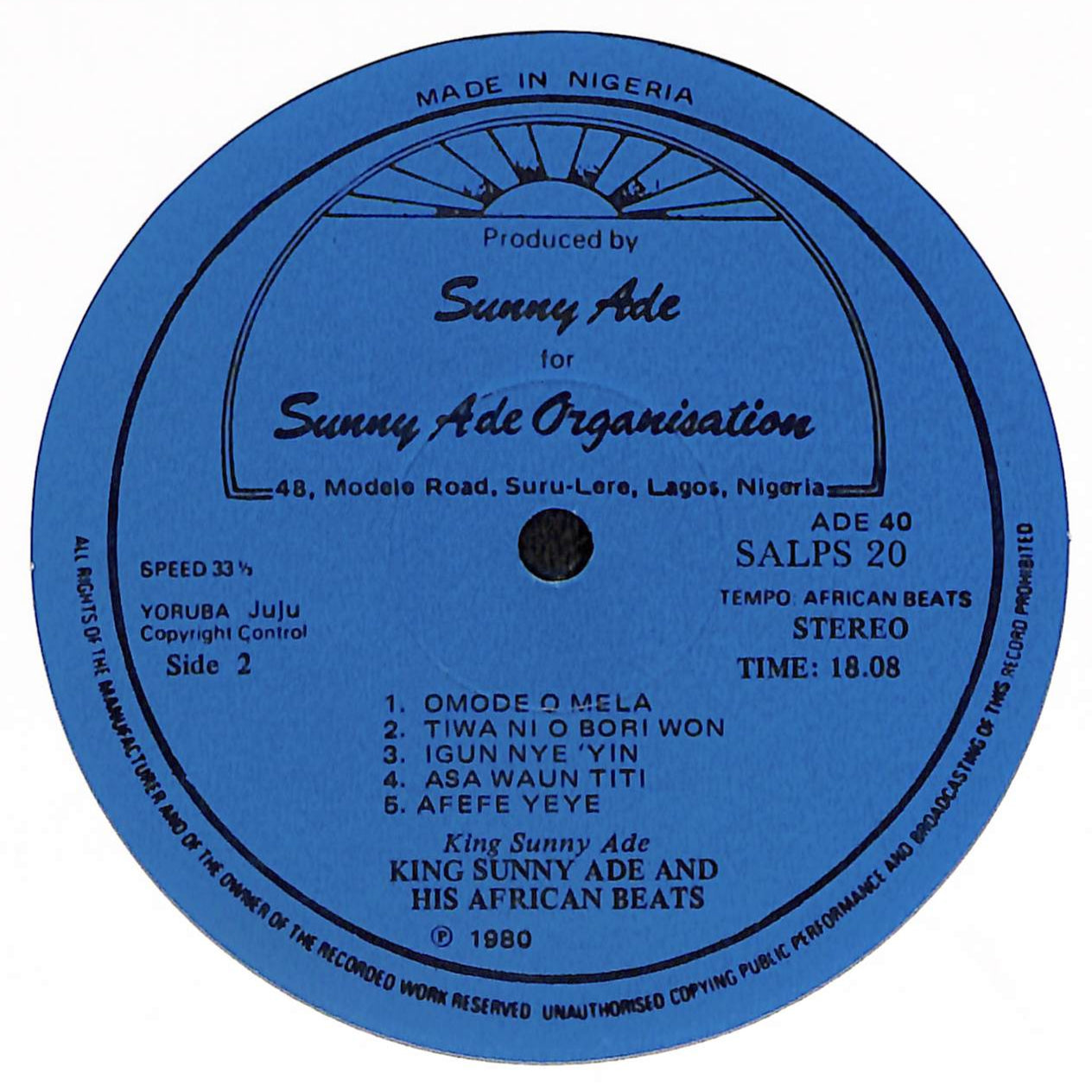 King Sunny Ade G.M.A.