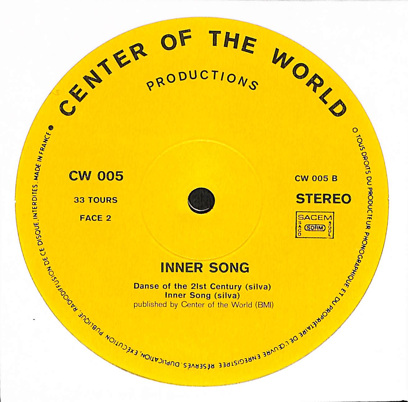 Inner Song - Pieces For Bass And Voice