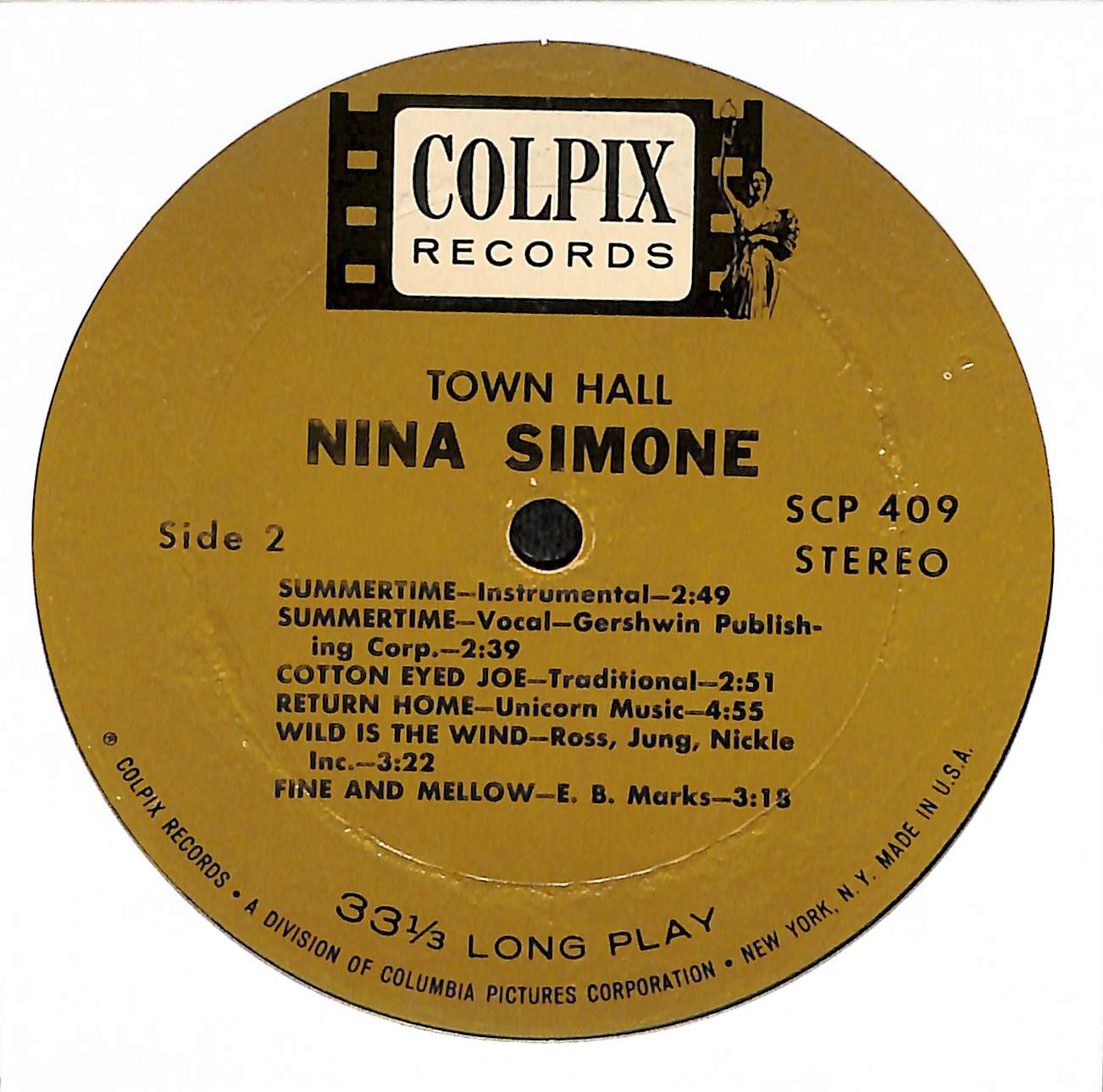 Nina Simone At Town Hall