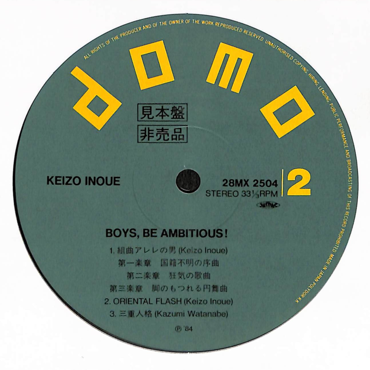 Boys, Be Ambitious!