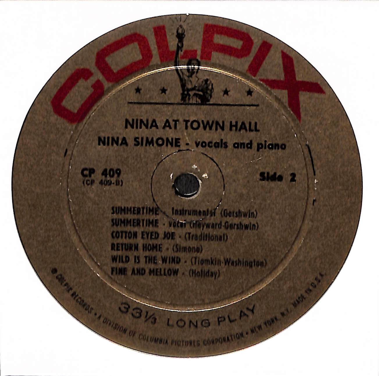 Nina Simone At Town Hall
