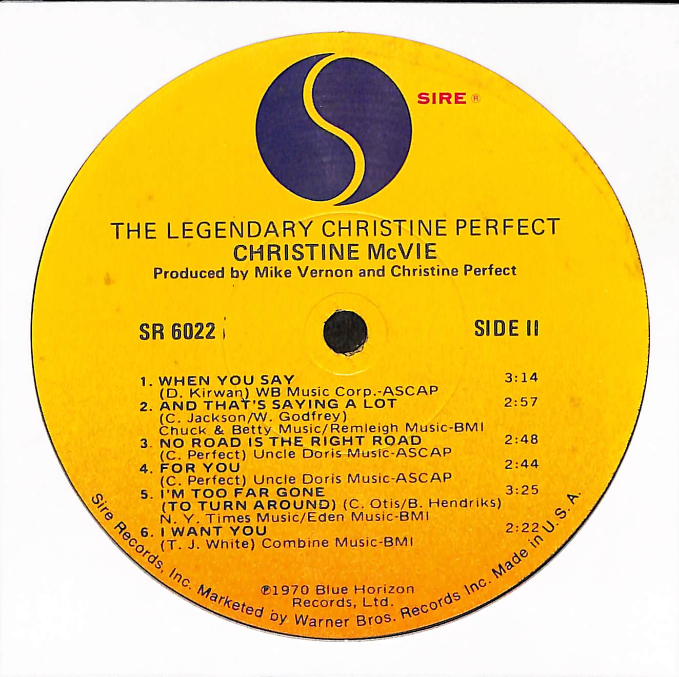 The Legendary Christine Perfect Album