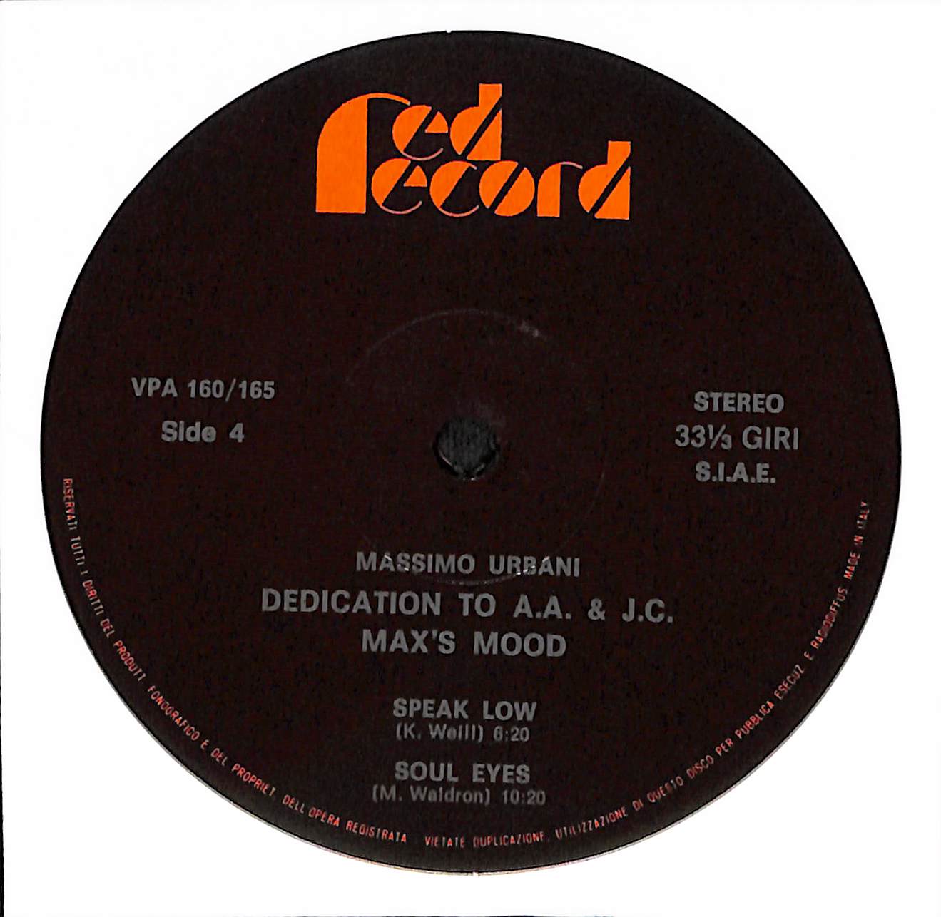 Dedication To A.A. & J.C. / Max's Mood