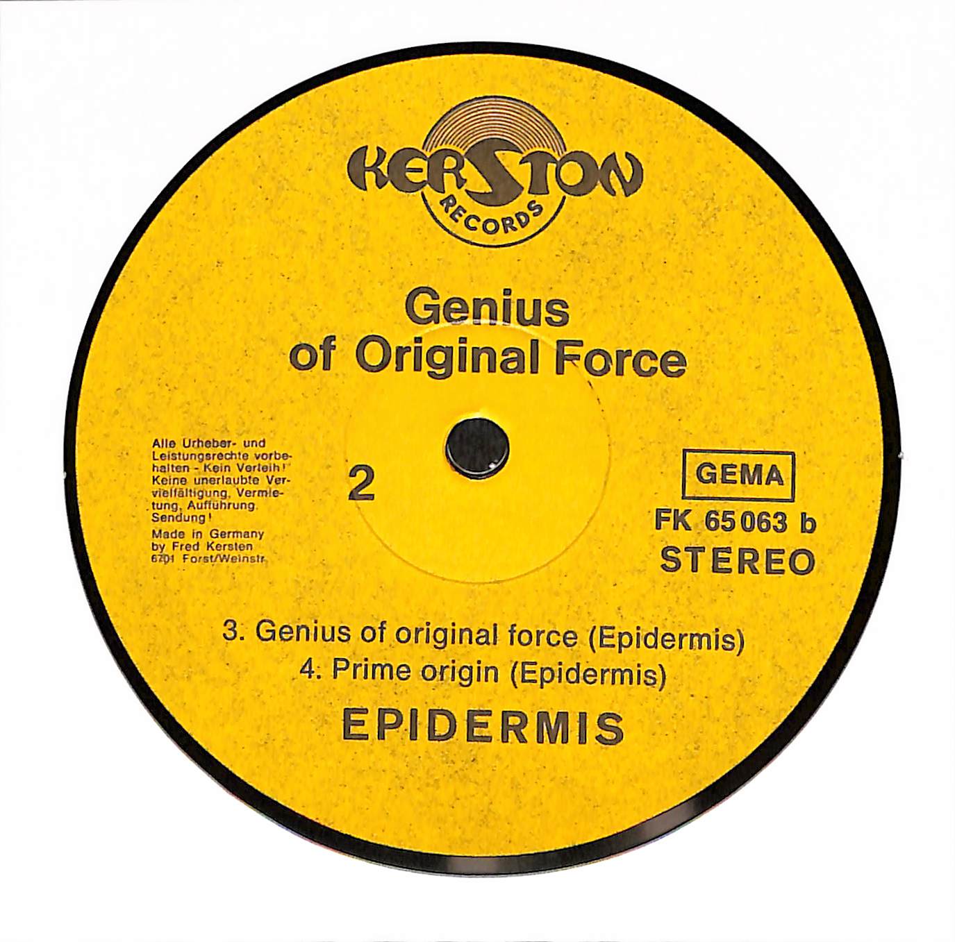 Genius Of Original Force