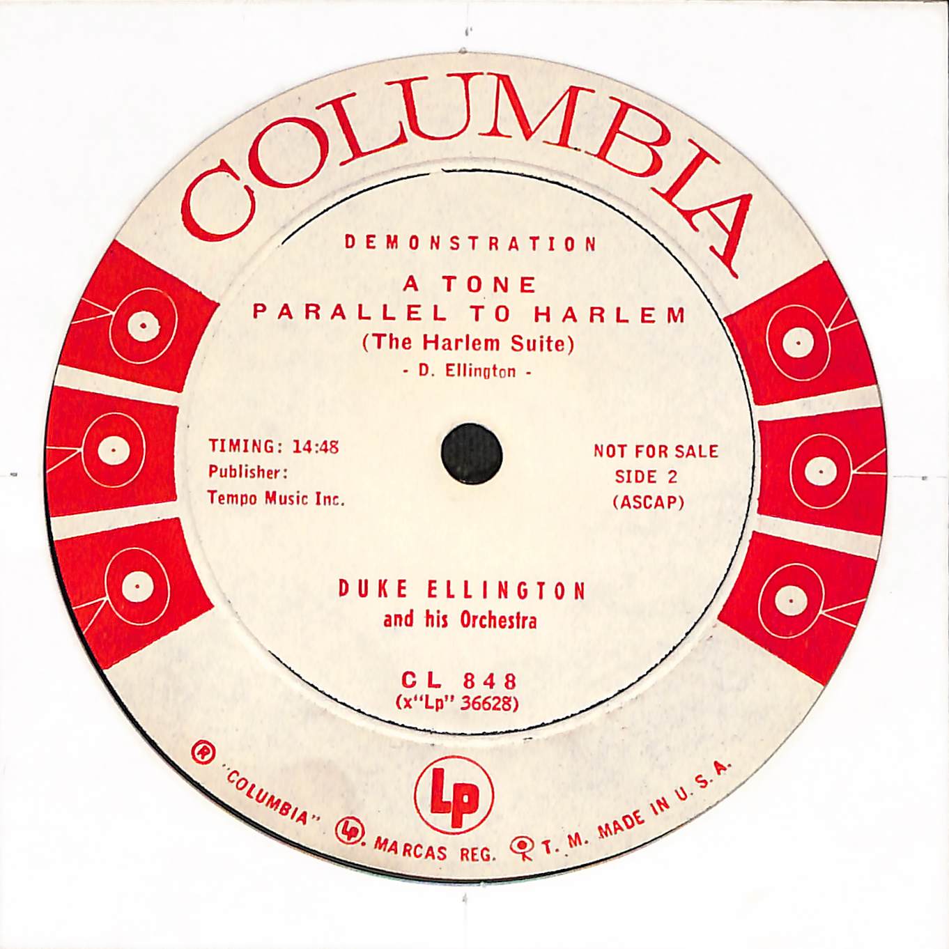 Liberian Suite And A Tone Parallel To Harlem