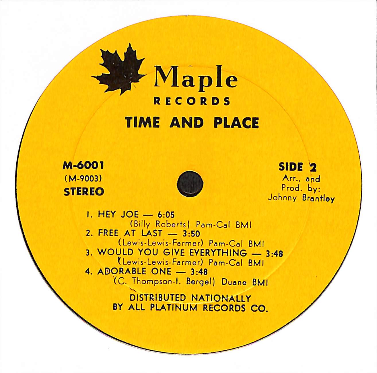 Time And Place