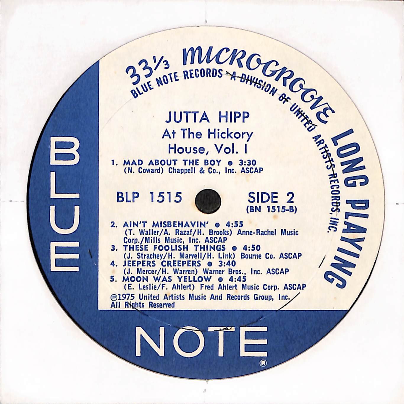 At The Hickory House Volume 1