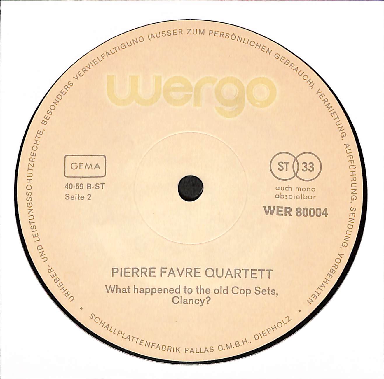 Pierre Favre Quartett