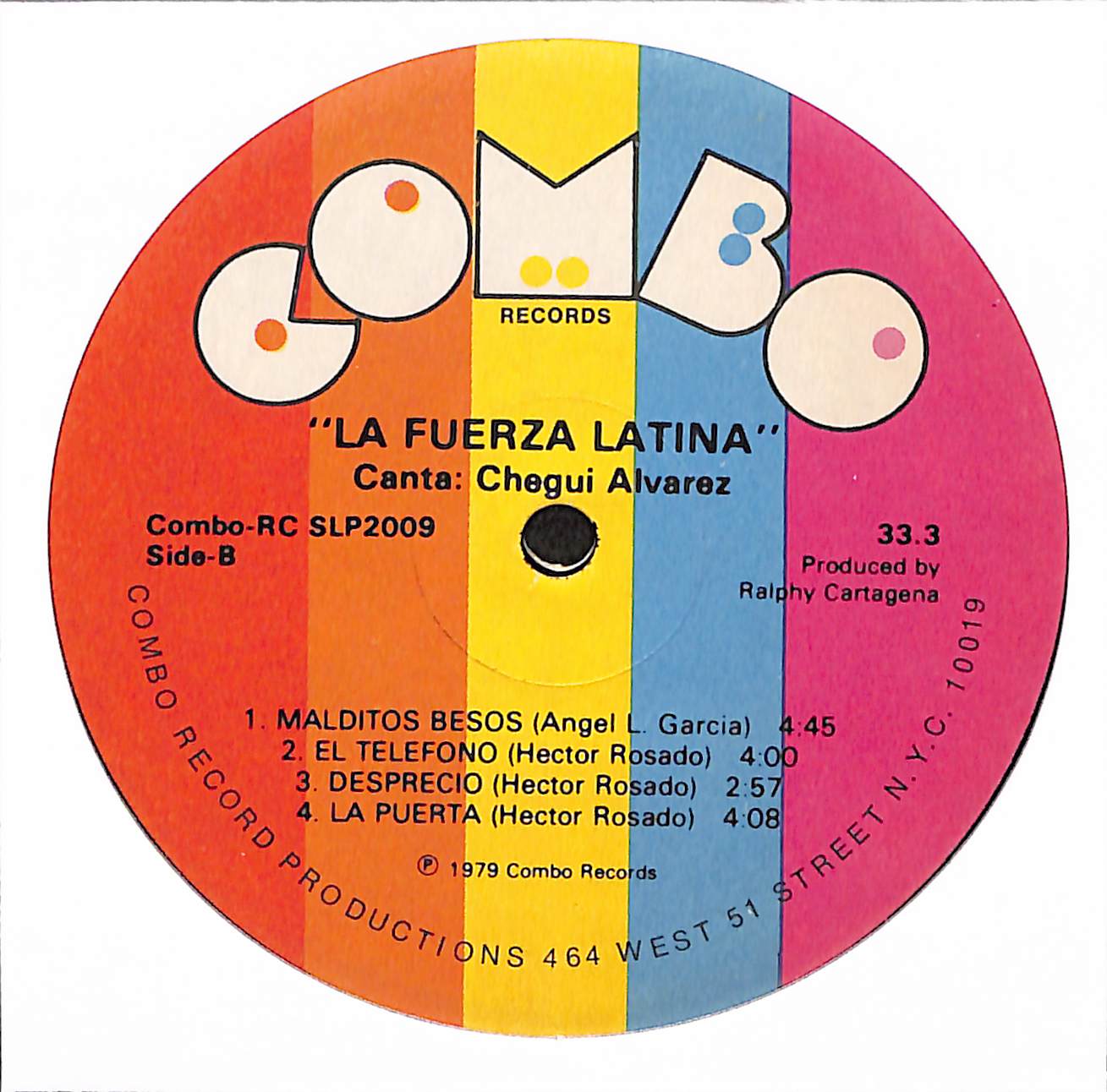 La Fuerza Latina Canta: "Chegui" Alvarez