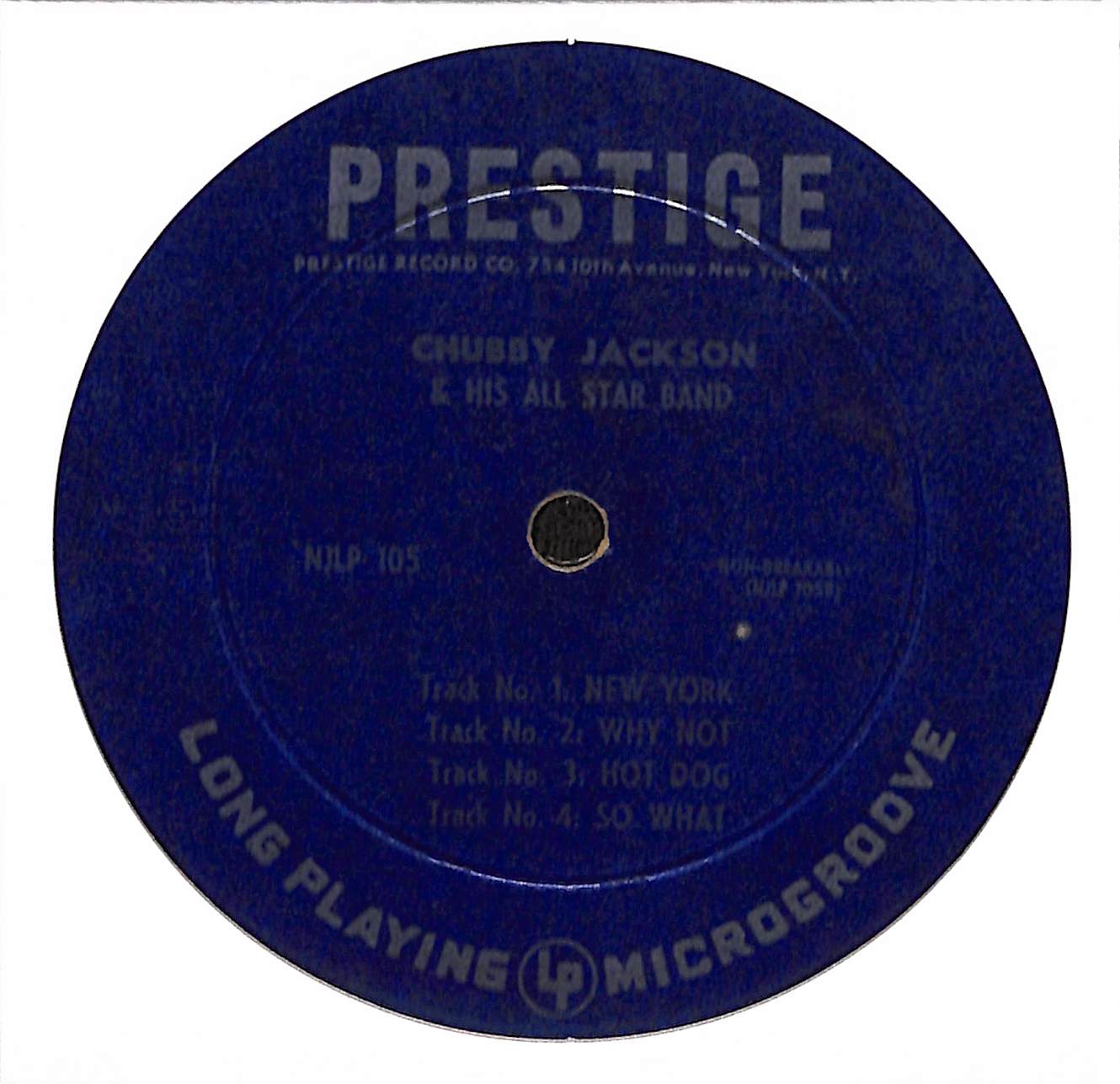 Chubby Jackson And His All Stars Band Plays