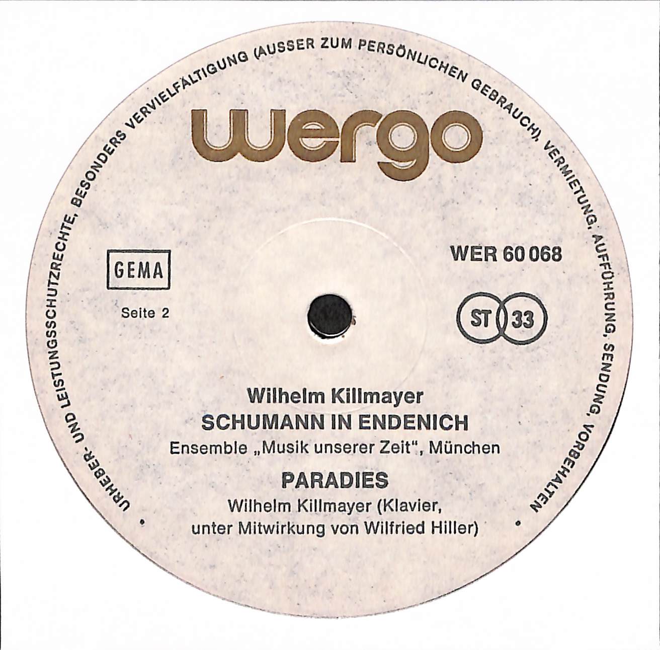 Fin Al Punto / The Woods So Wilde / Schumann In Endenich / Paradies