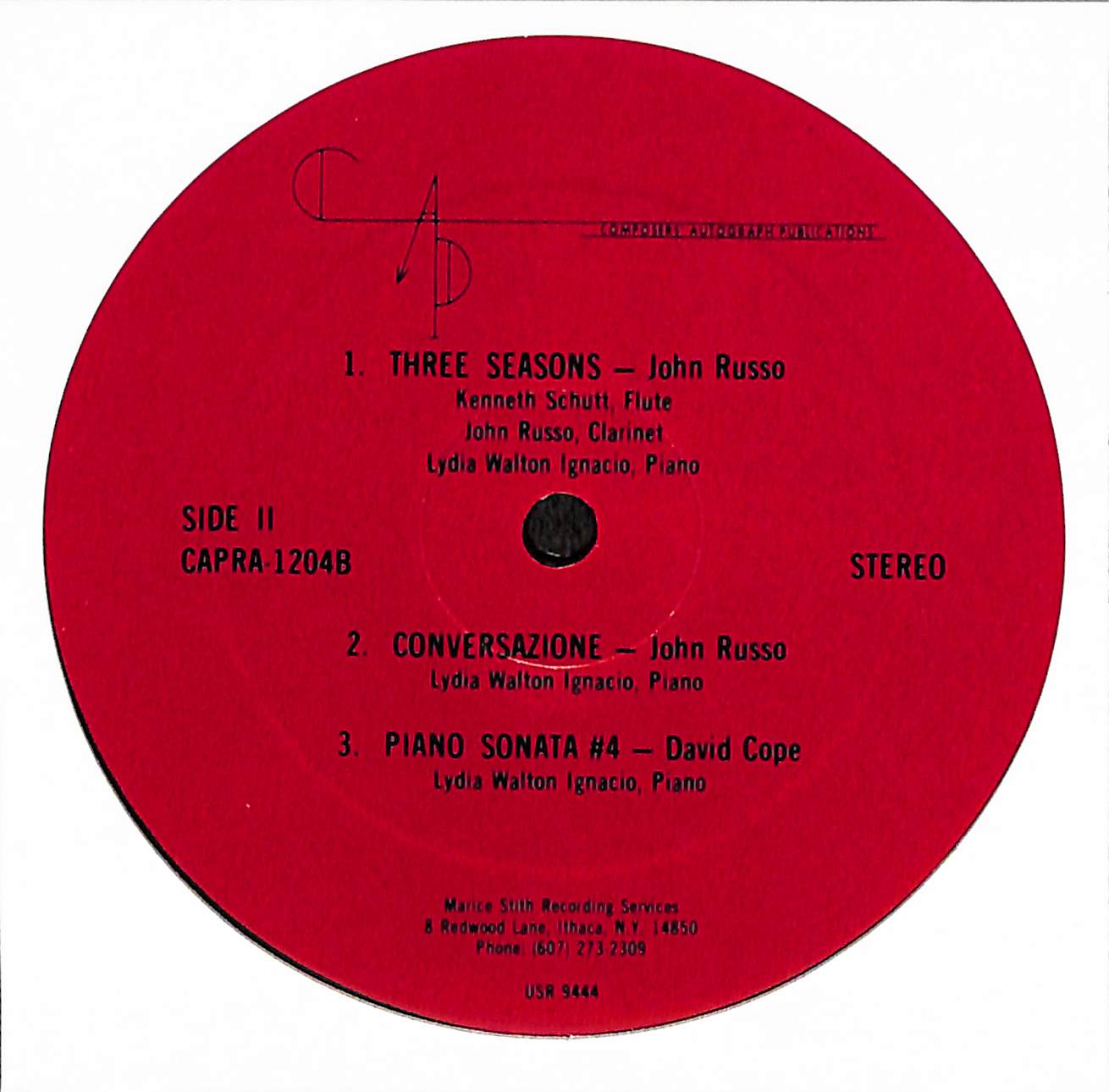 George Rochberg - Henry Cowell - John Russo - David Cope