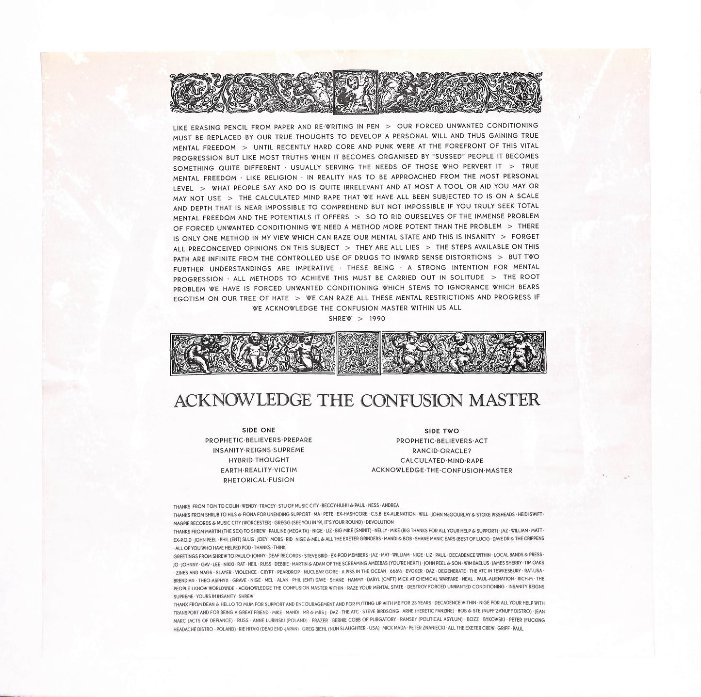 Acknowledge The Confusion Master