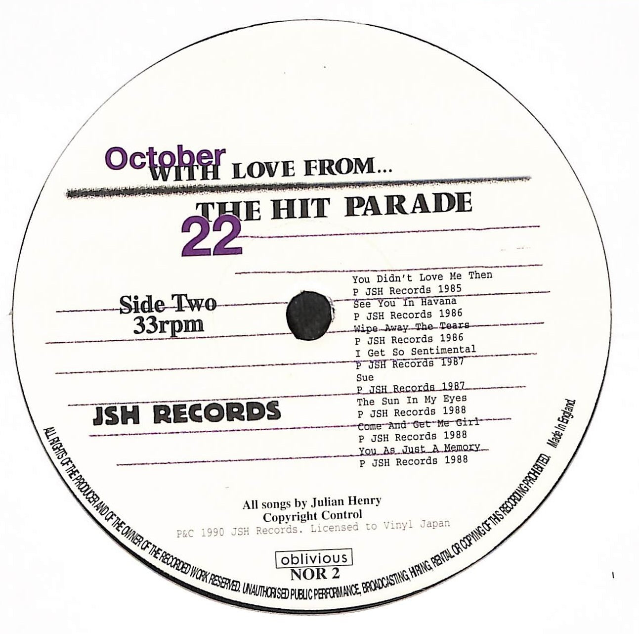 With Love From... The Hit Parade