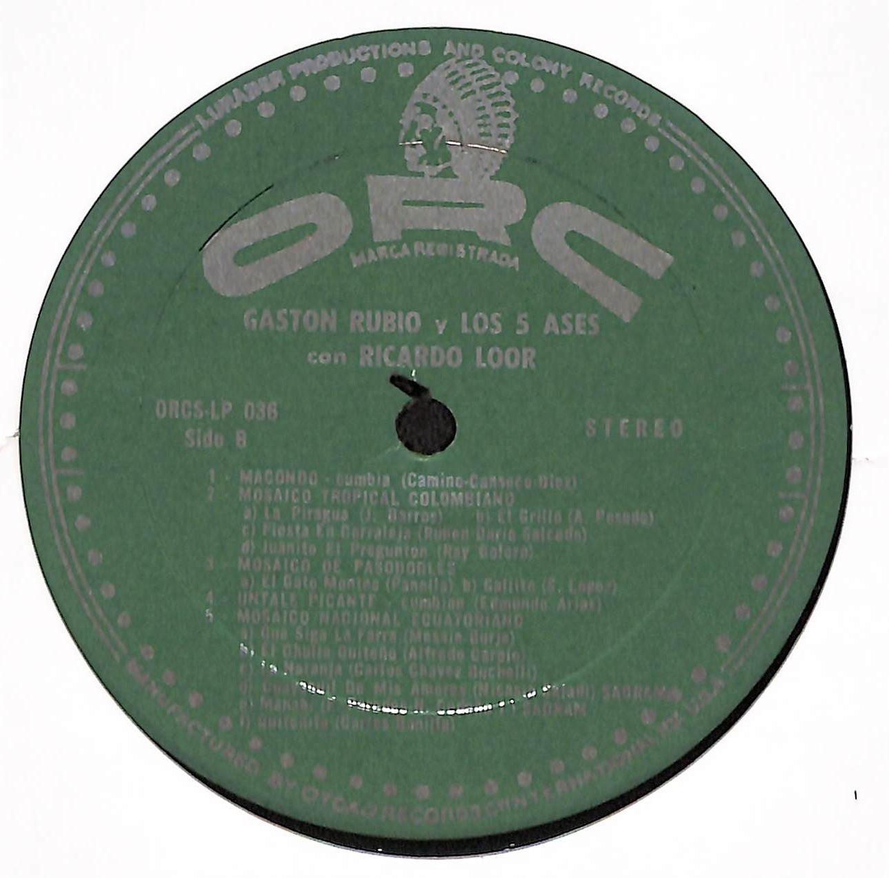 Gaston Rubio y Los Cinco Ases con Ricardo Loor