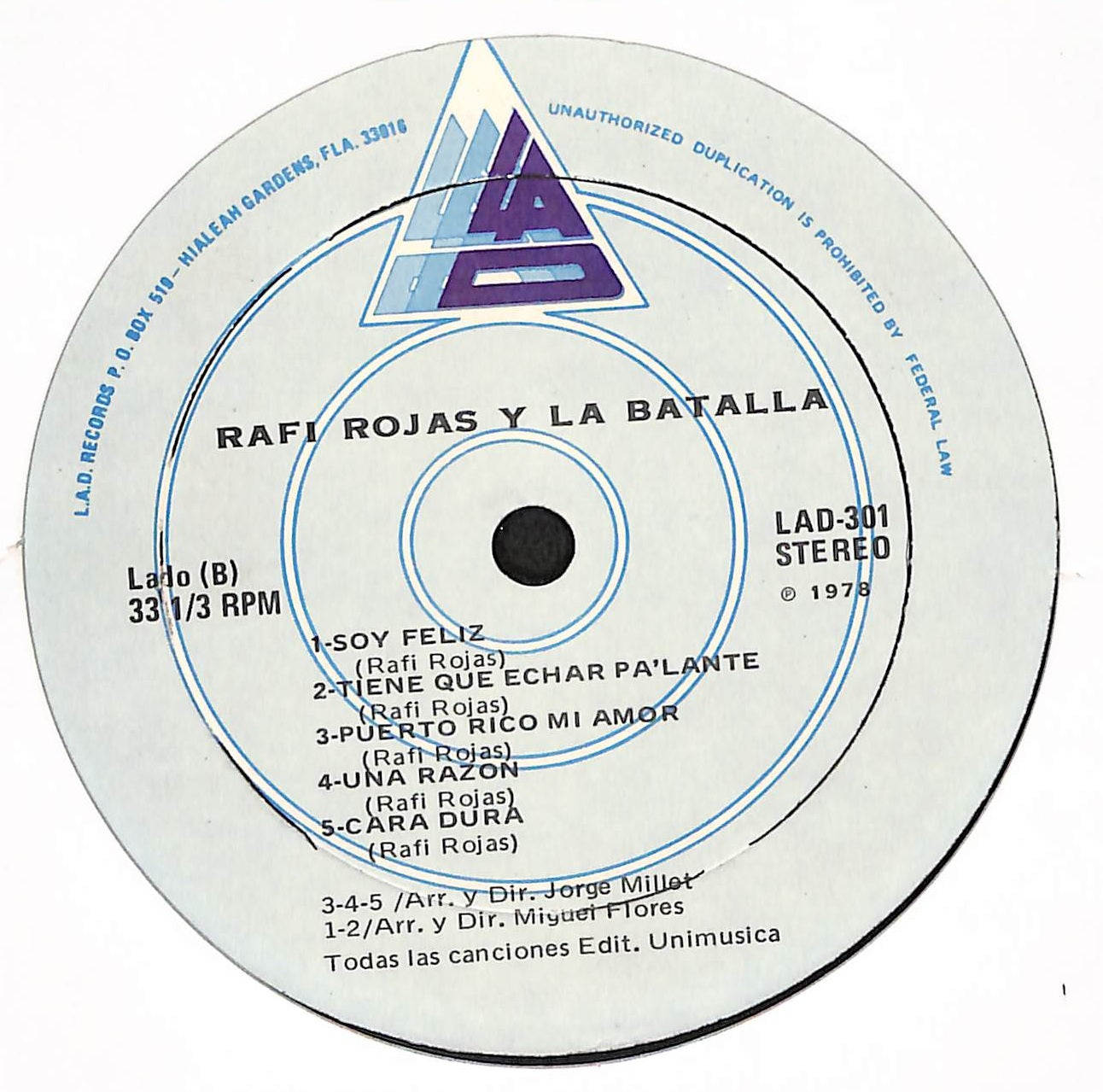 Rafi Rojas Y Su Orquesta La Batalla