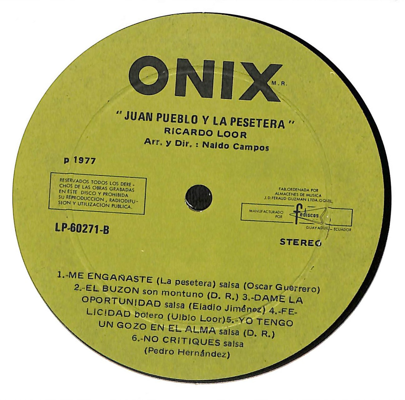 Juan Pueblo Y La Pesetera