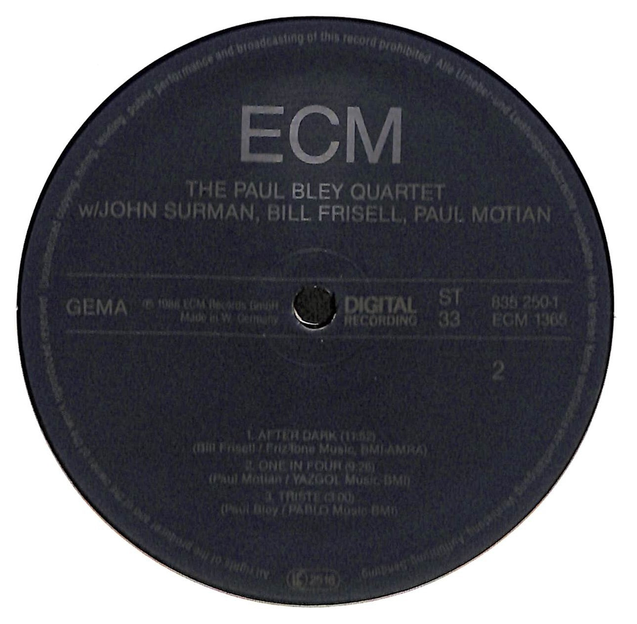 The Paul Bley Quartet