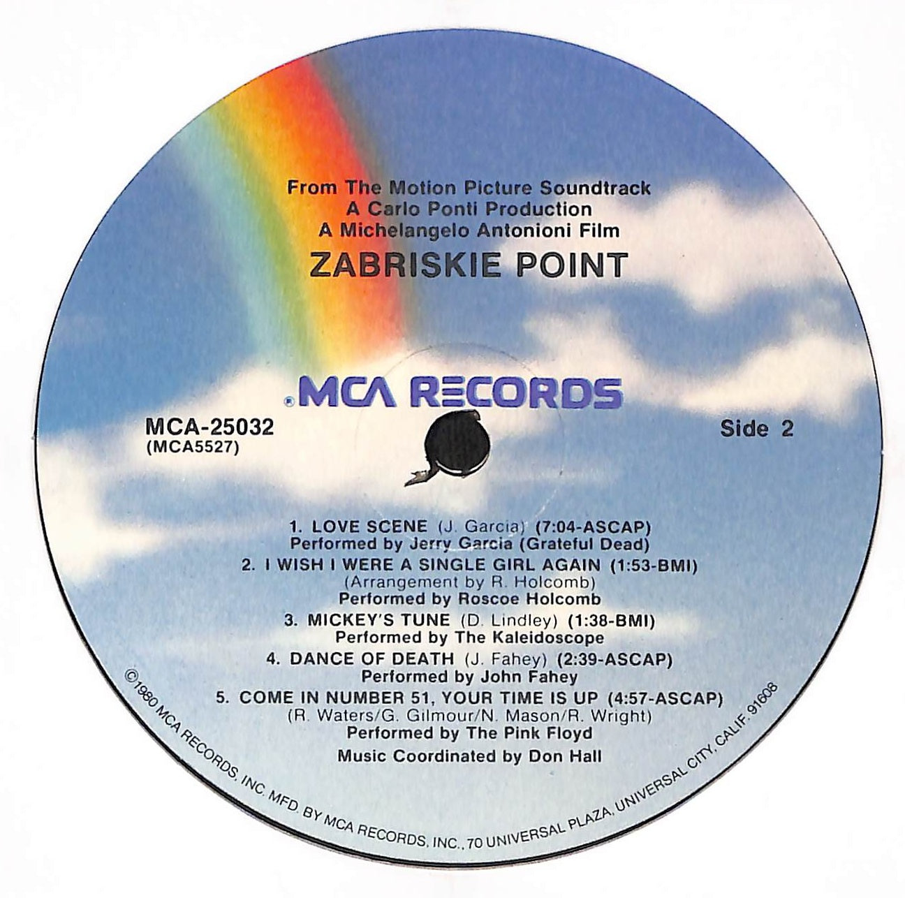 Zabriskie Point (Music From The Motion Picture Sound Track)