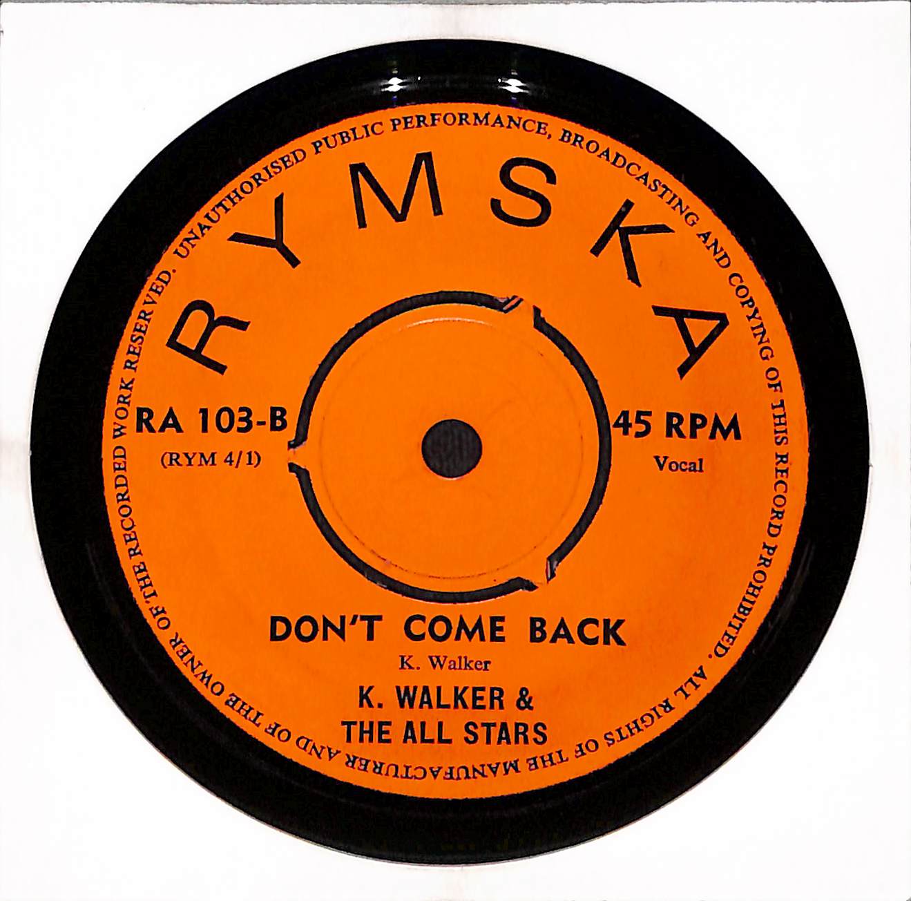 One Minute To Zero / Don't Come Back