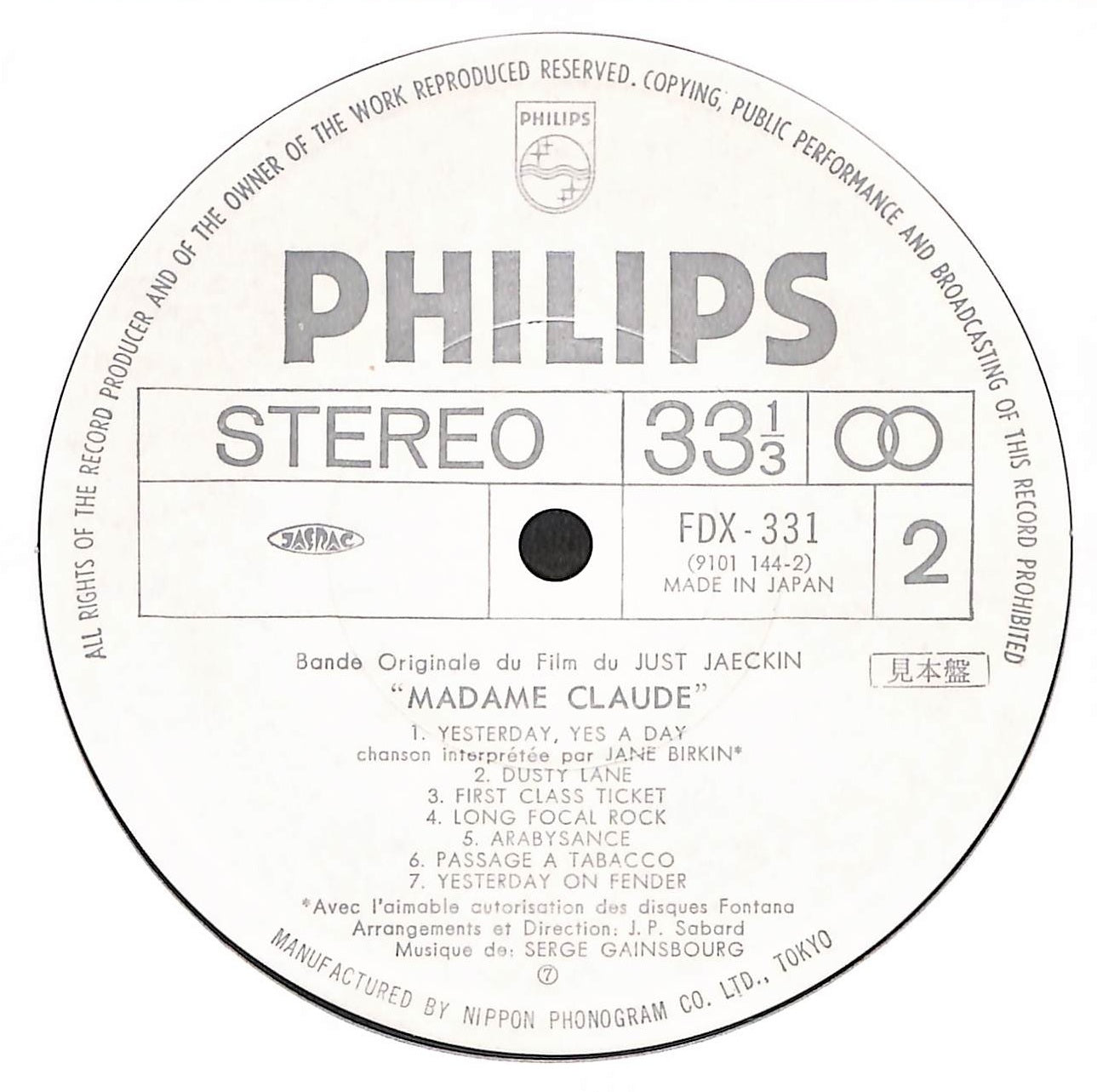 Madame Claude (Bande Originale Du Film)