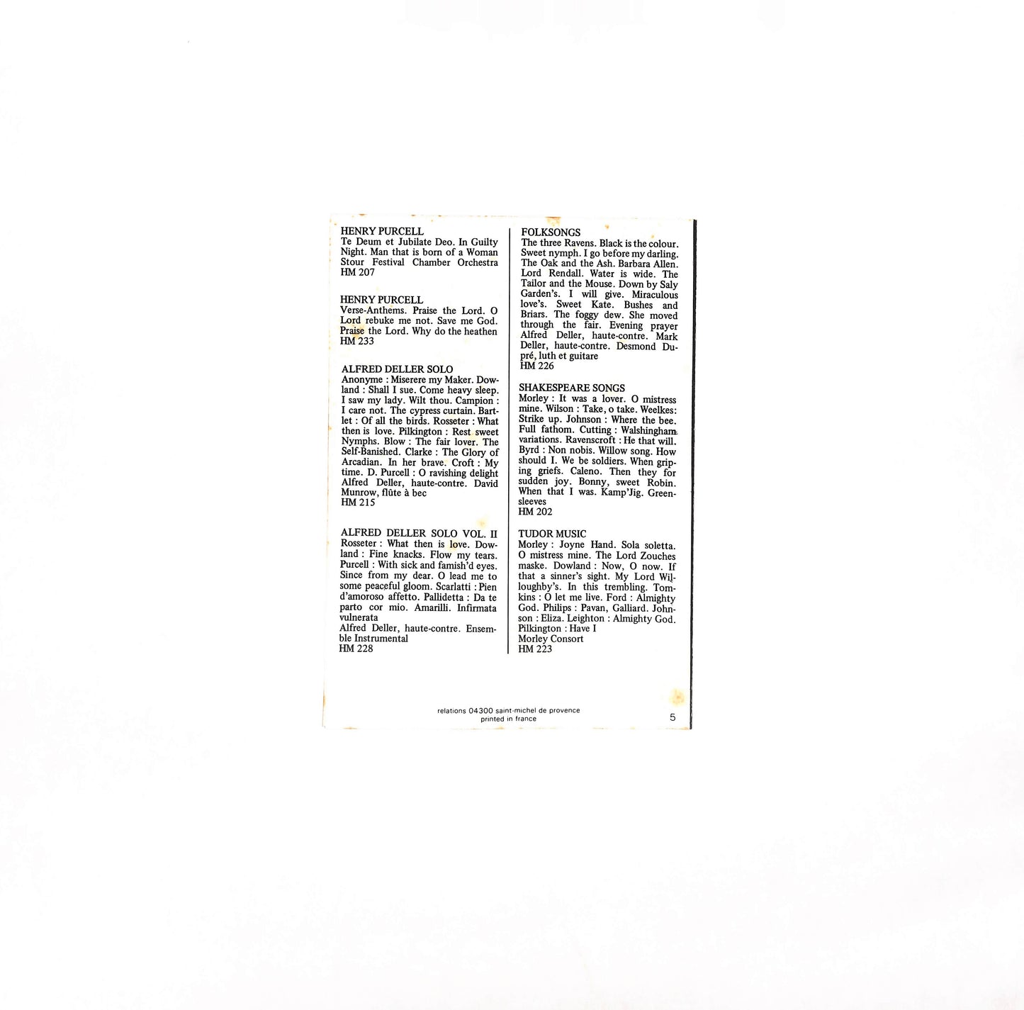 Le Chant Des Oyseaulx