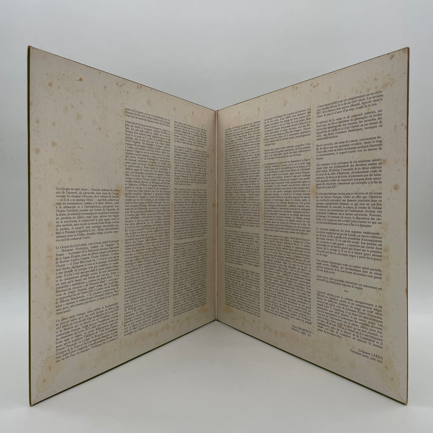 Suittes de Clavessin