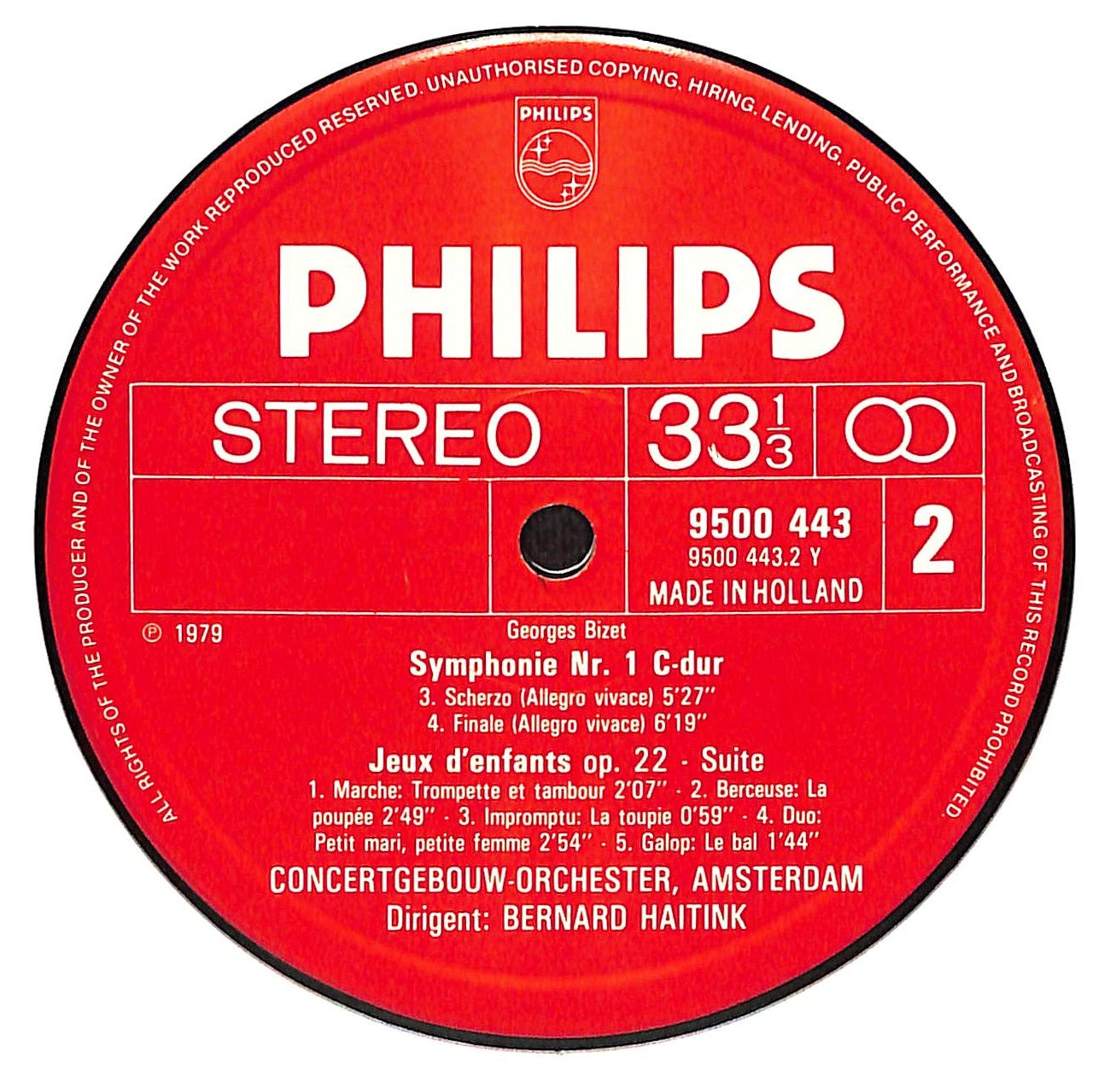 Symphony In C / "Jeux D'Enfants"