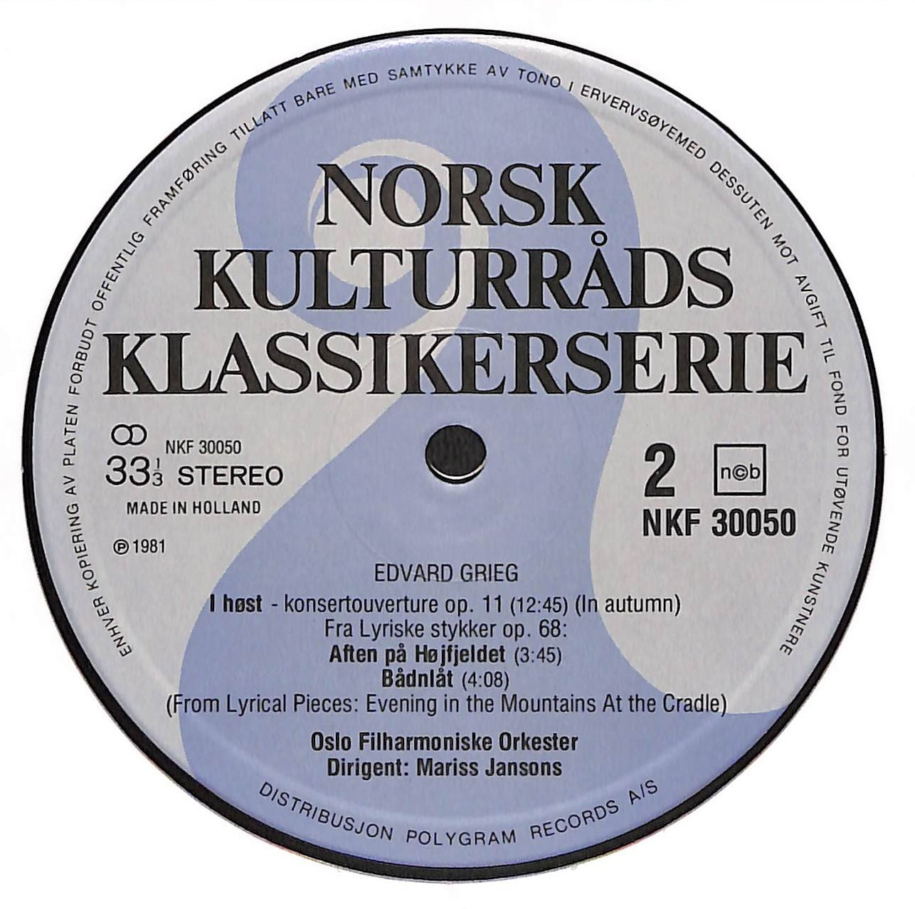 Symfoniske Danser Op. 64 / I Høst Konsertouverture Op. 11 / To Lyriske Stykker - Aften På Høyfjellet Og Bådnlåt Op. 68