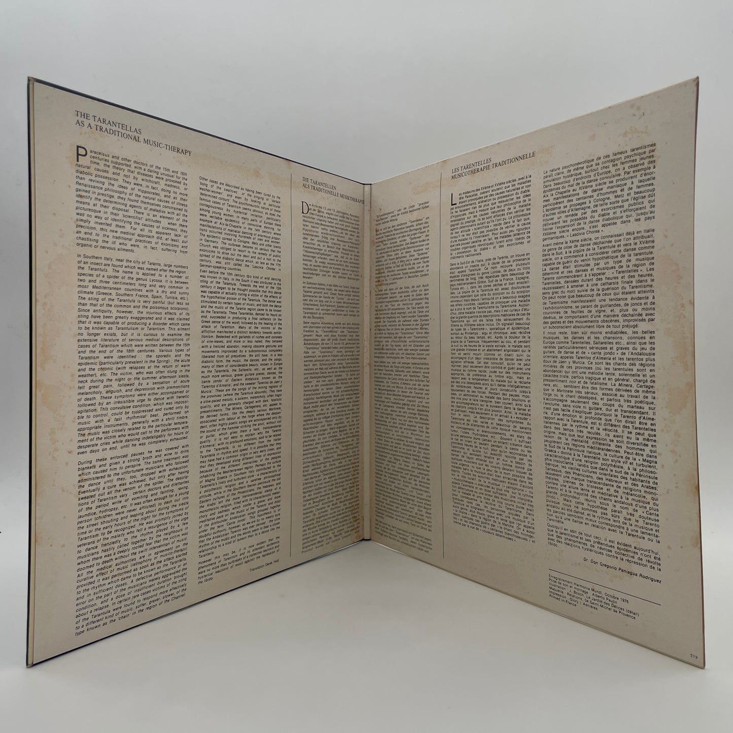 Tarentule-Tarentelle