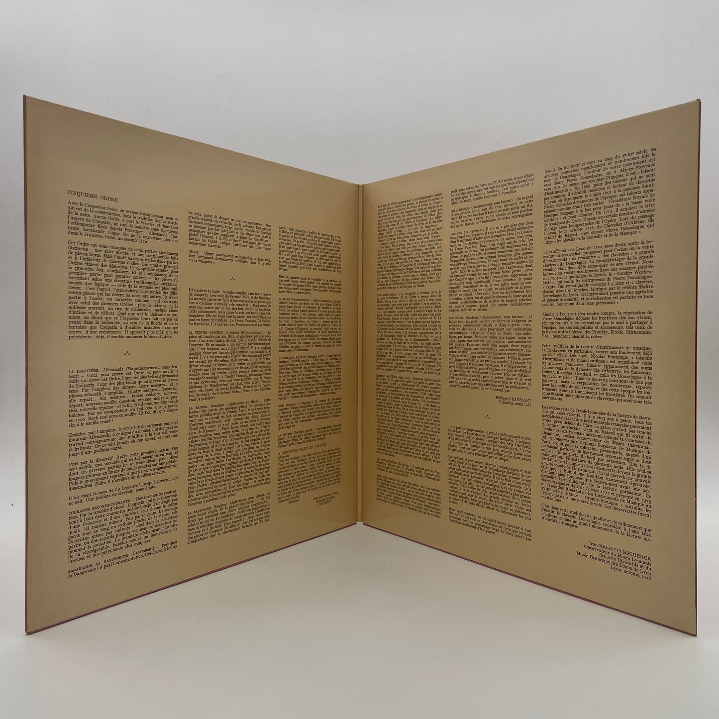 Premier Livre De Piéces De Clavecin - Cinquiême Ordre