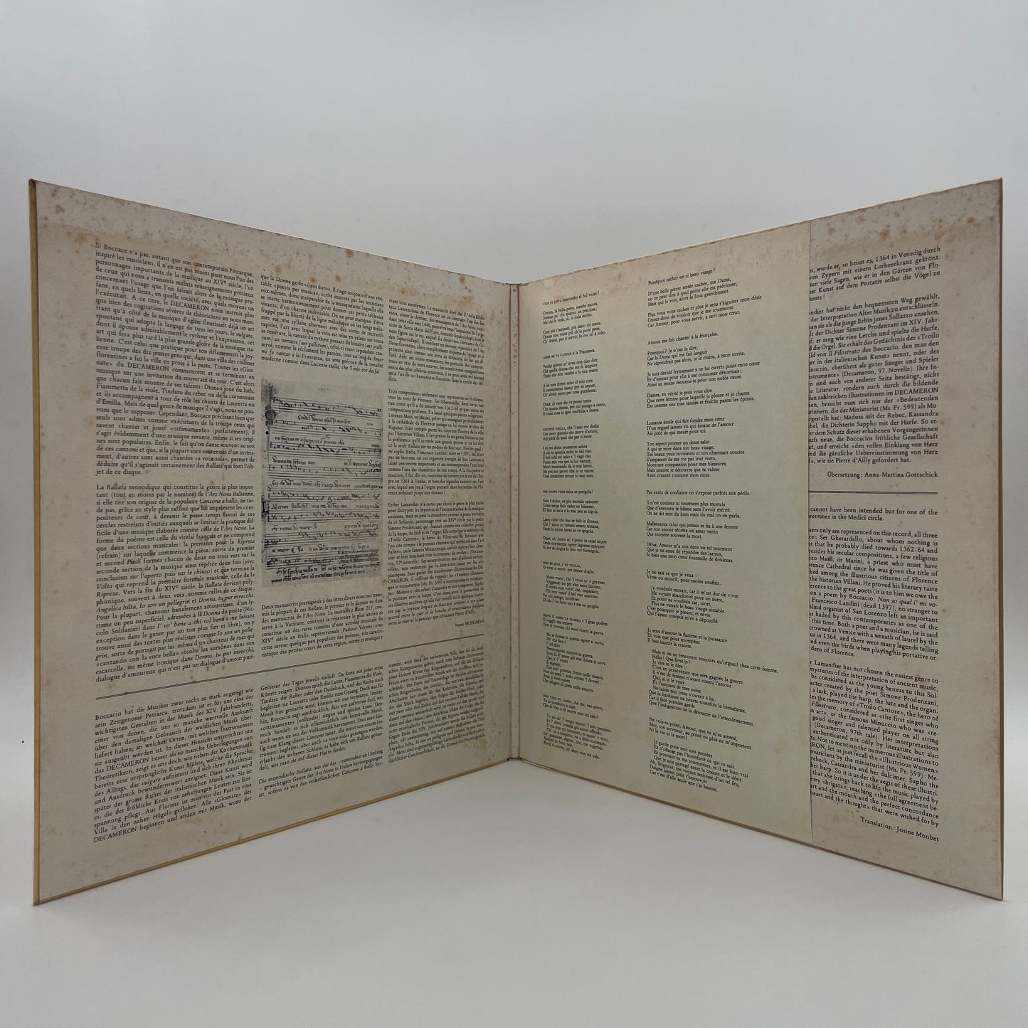 Decameron (Ballate Monodiques De L'Ars Nova Florentine)