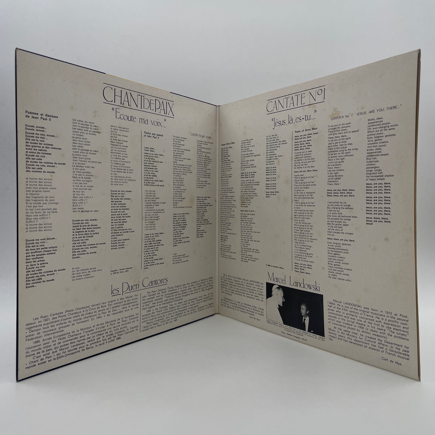 Chant de Paix - Cantate N°1