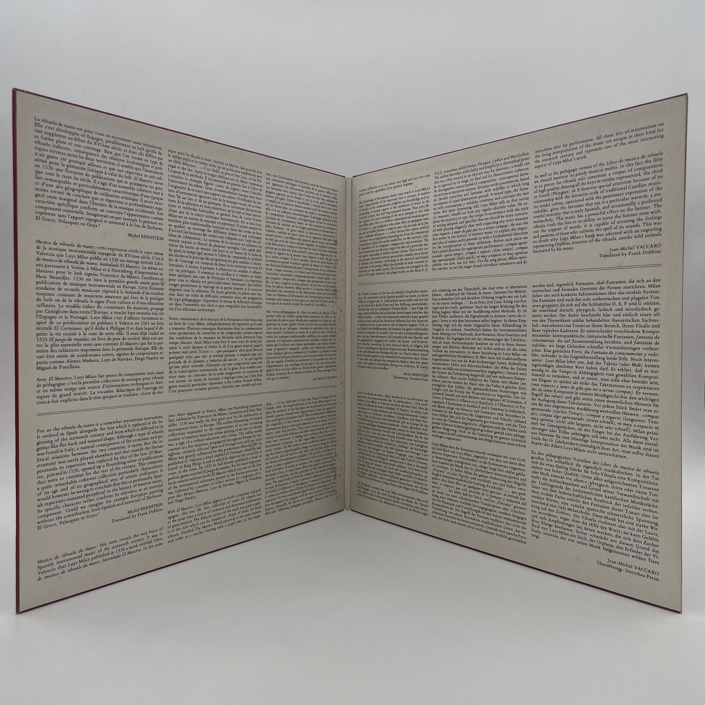 El Maestro 1536, I. Musica De Vihuela